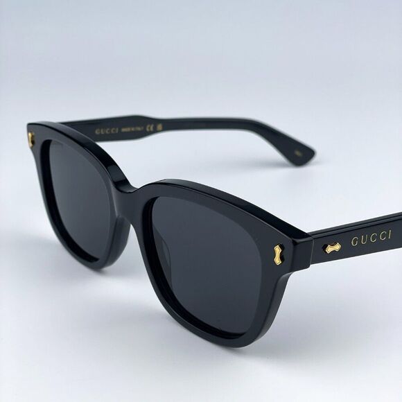 NEW Gucci GG1264S 001 Black Grey Square Women Sunglasses main image 7